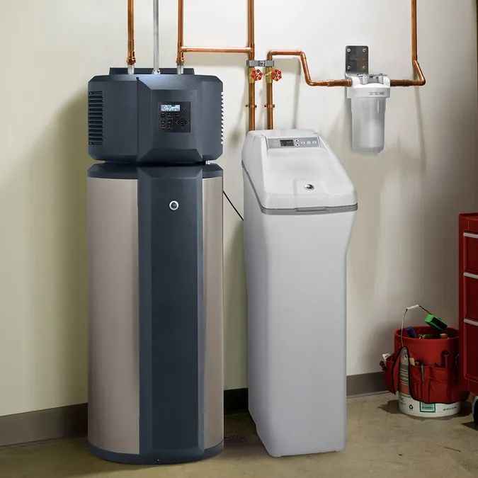 Whole-home water filtration system installed by JB Plumbing HVAC in a Berks County residence