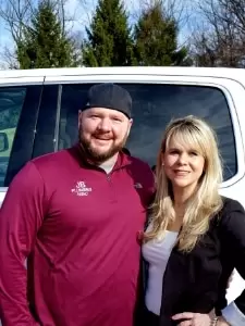 Jeff and Megan Blew, owners of JB Plumbing HVAC & Construction