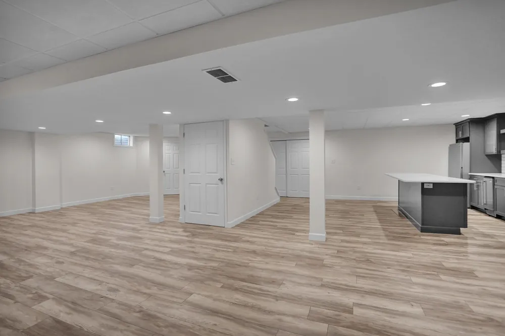 Interior construction remodel by JB Plumbing HVAC in a Berks County home